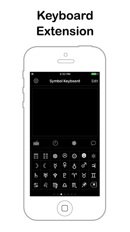 Symbol Keyboard for Message