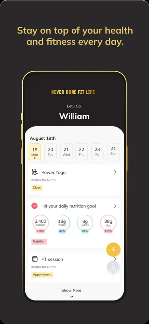 Never Done Fit Life screenshot 2