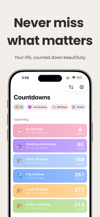 Customizable Countdowns Screenshot 1 of 7