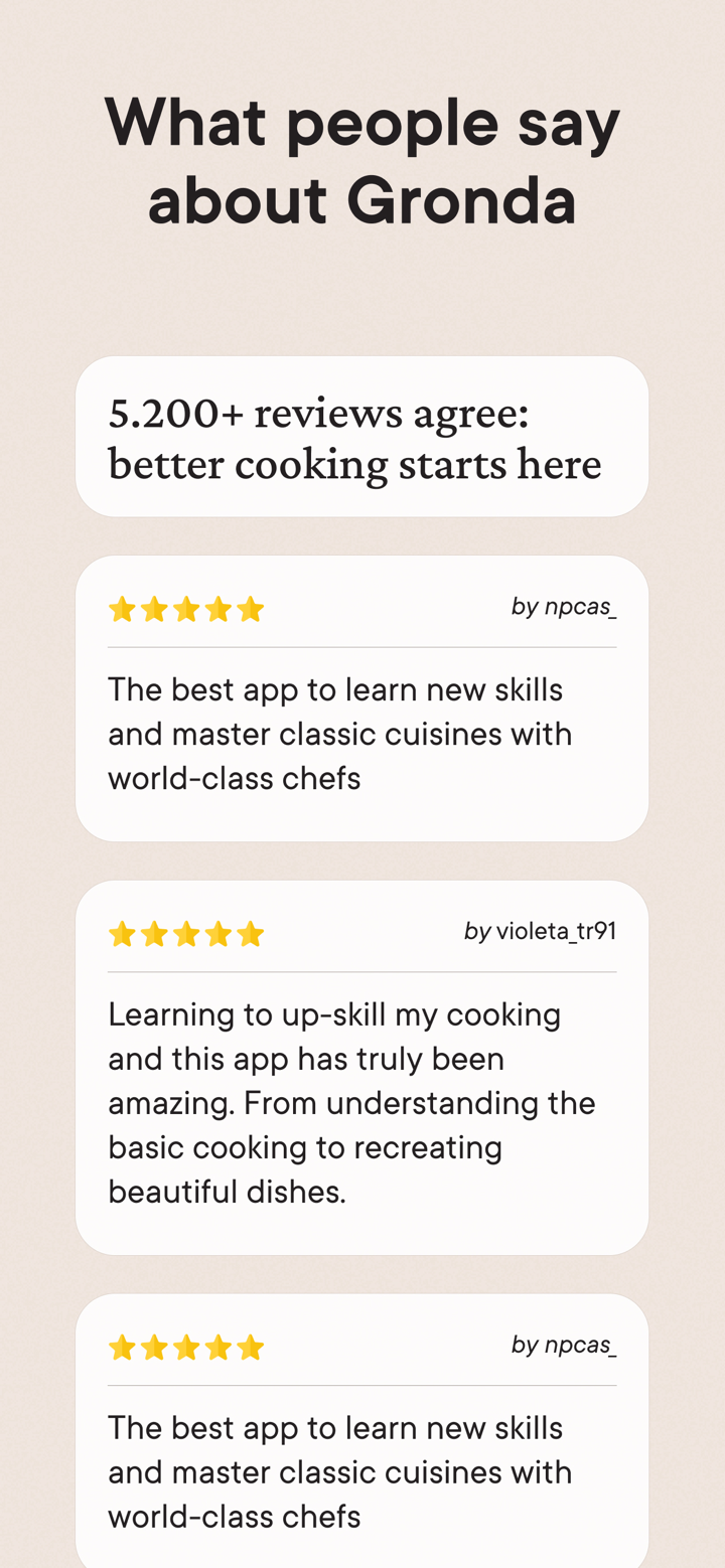 Gronda: Recipes for Chefs screenshot 10