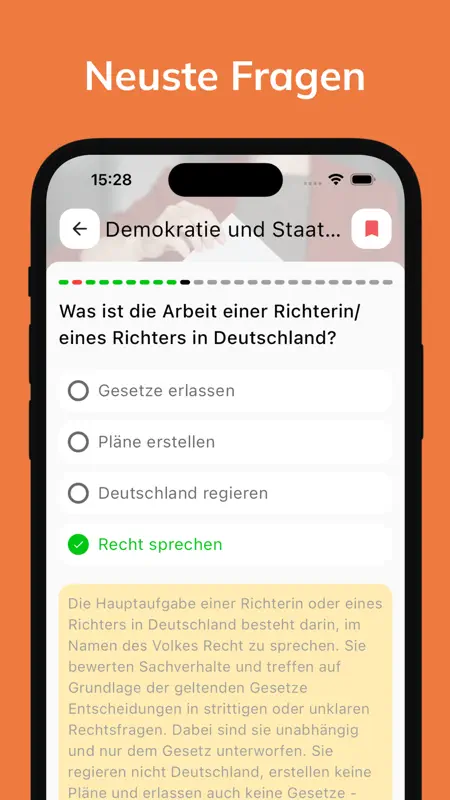 Einbürgerungstest 2026 - Pro screenshot 5 of 9