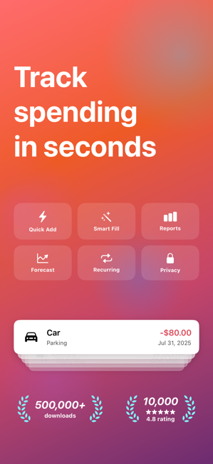 Coins - Spending Tracker Screenshot
