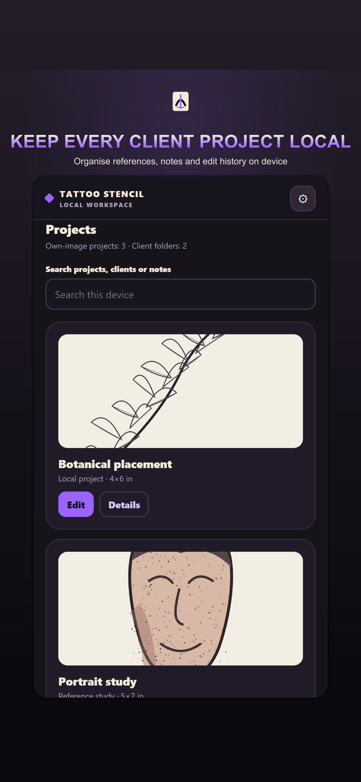 Tattoo Stencil Maker: Print screenshot 7