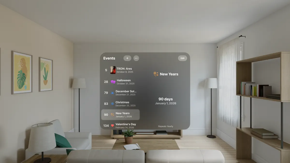 Countdowns+ screenshot 1