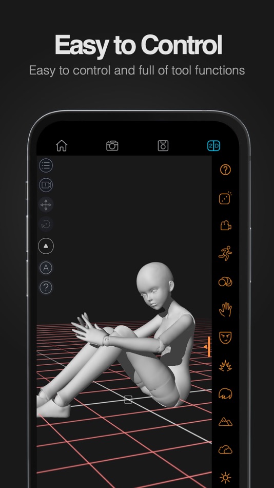 #3. Pofi Create - Art Pose & Paint (iOS) 由: Pofi Entertainment