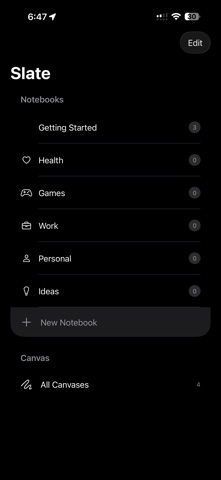 Slate - Notes & Canvas Screenshot 2 of 10
