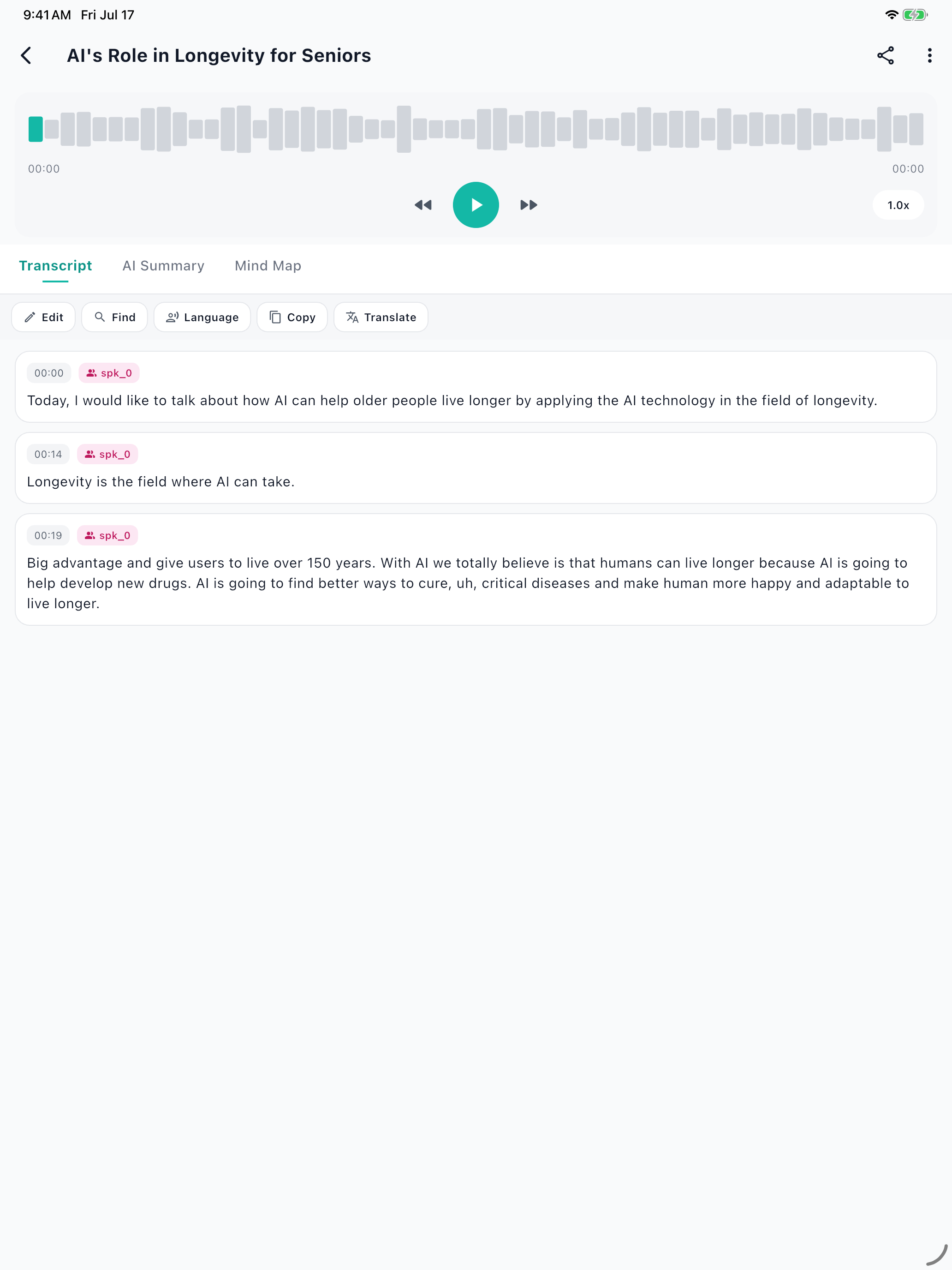 Lingolet Card screenshot 11