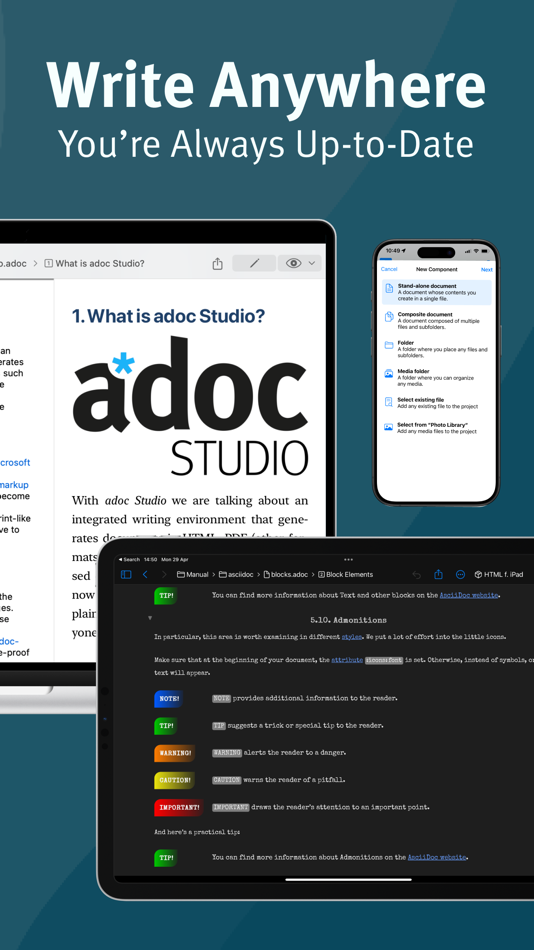#10. adoc Studio - Writing App (macOS) 由: ProjectWizards