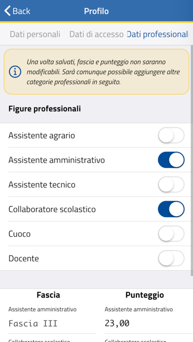 Punteggi Scuole Screenshot