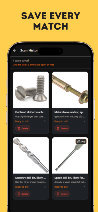 Drill Bit Matcher Screenshot 3 of 4