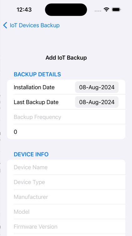 IoT Devices Backup Info screenshot-3