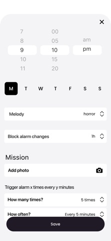 Ertaga Alarms: No Snooze Alarm screenshot