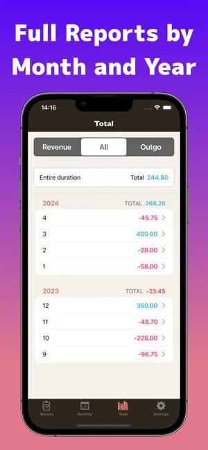 Simple Money Recorder screenshot 3
