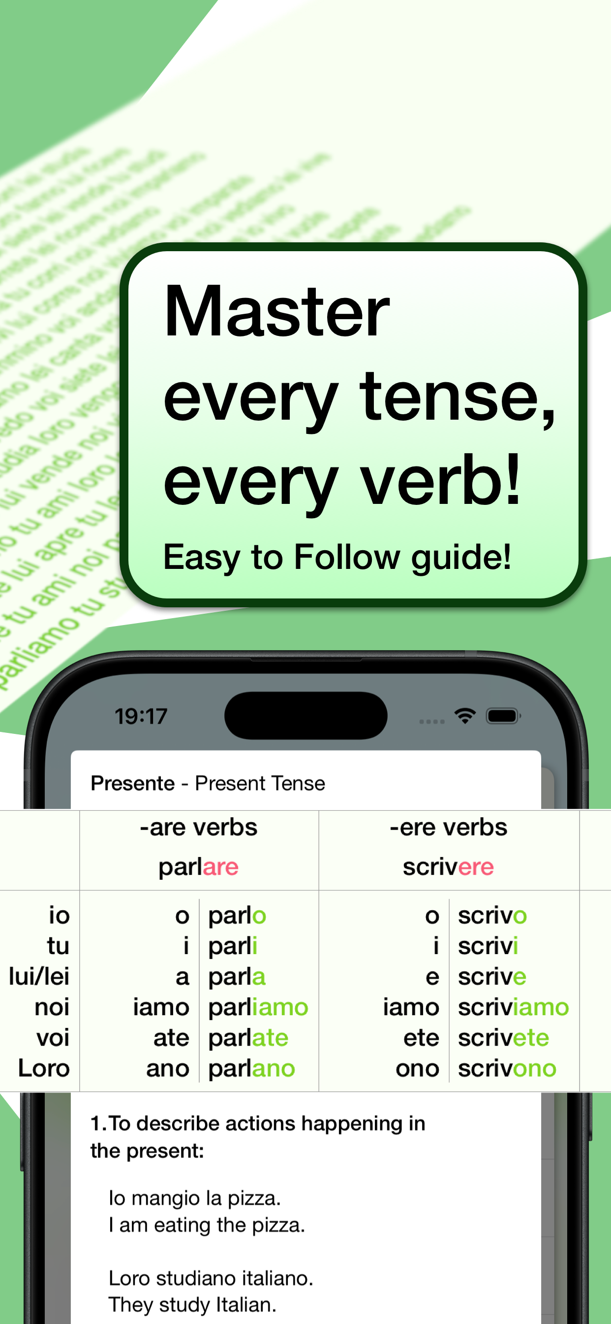 Conjuu - Italian Conjugation screenshot 3