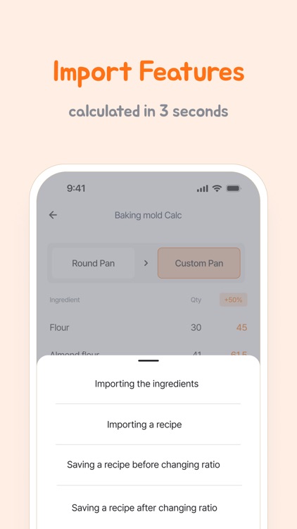 shoobbang: baking calc, recipe screenshot-4