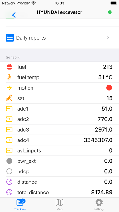 Another Tracking Client Screenshot