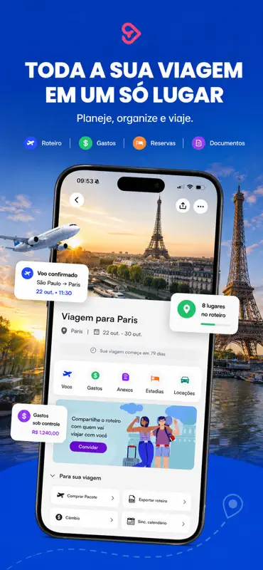 Viajou - Planejar Viagens screenshot 1 of 5