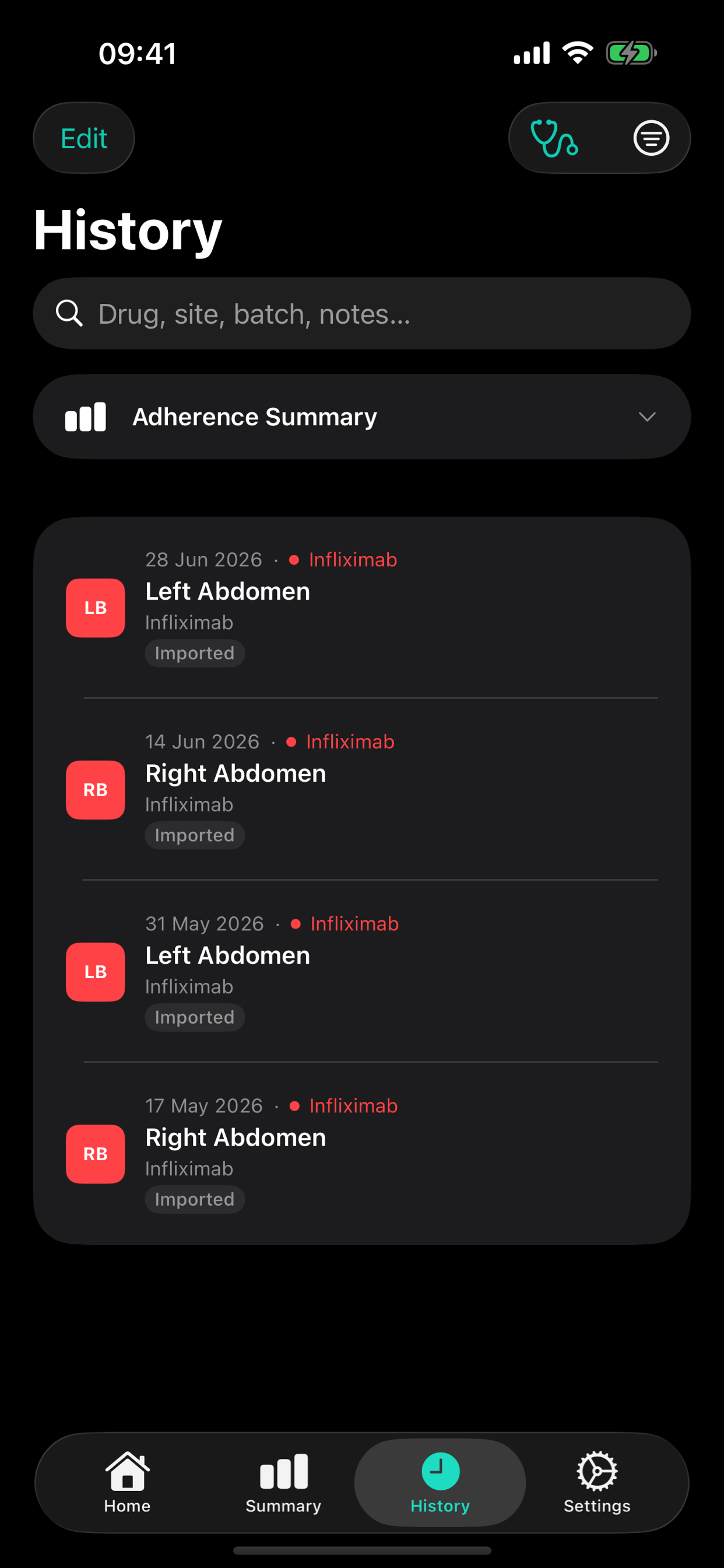 InjecTrack screenshot 6
