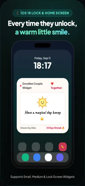 Couple & BFF Widget: Doodlee screenshot 4