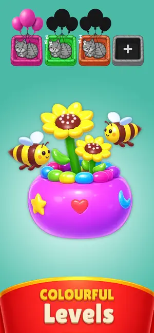 Ballon Match Color Puzzle screenshot 2