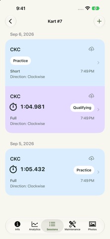 KartTrackerAI Race Performance Screenshot 1 of 7