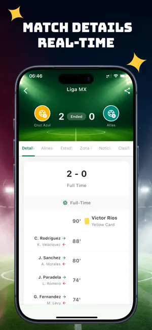 FutMX: Fútbol en Vivo iPhone screenshot 4