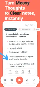 Mindclear: AI Note Taker Voice screenshot #3 for iPhone