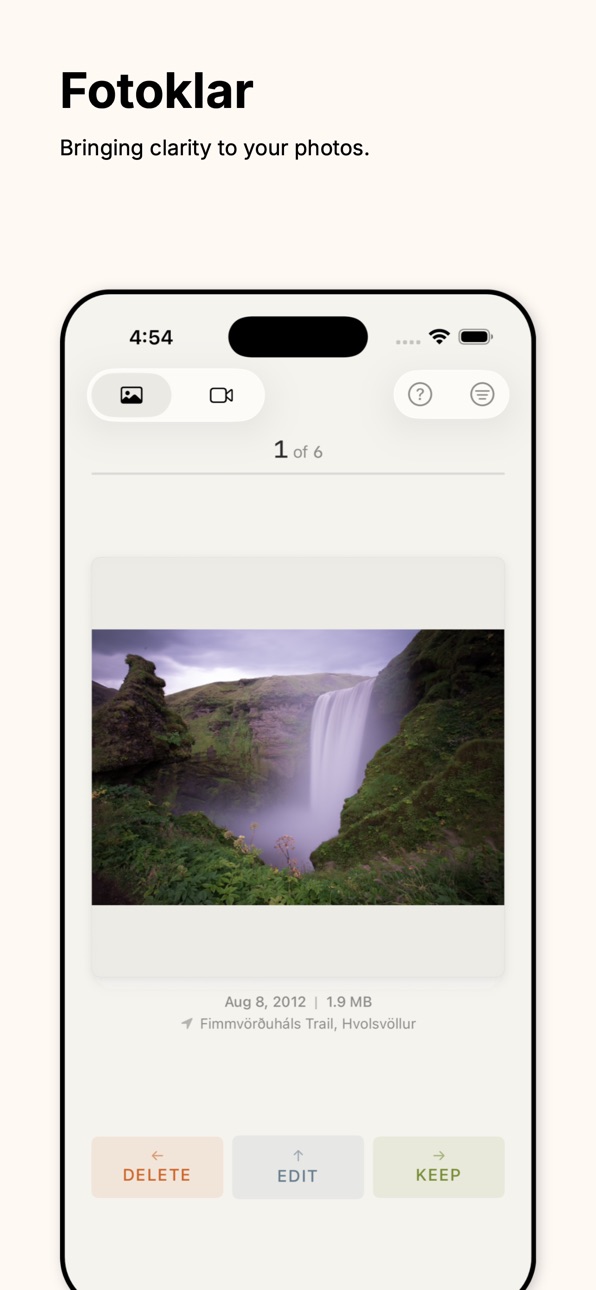iPhone screenshot