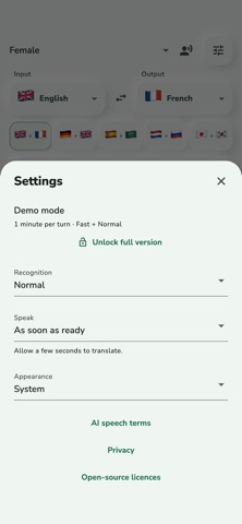 Jibberly: Offline Translator screenshot 1