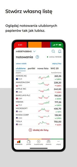 mBank Giełda iPhone screenshot 4