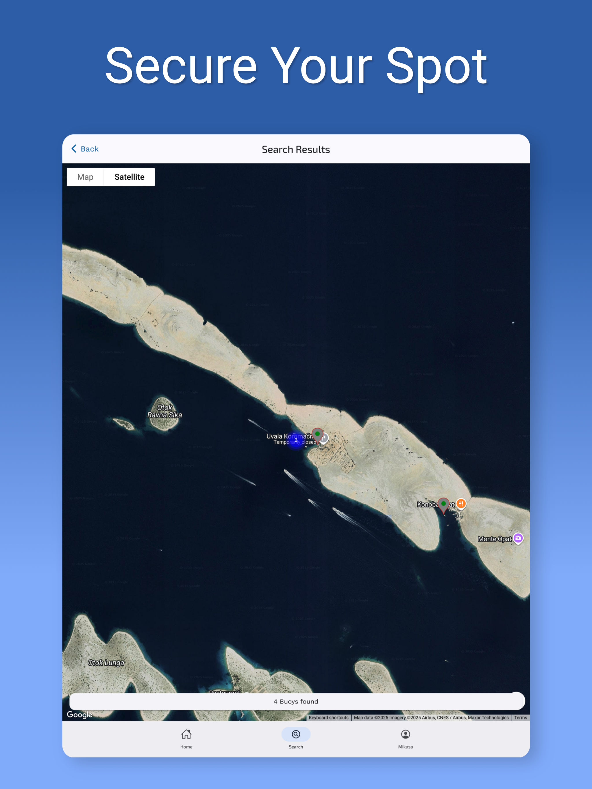 SmartBuoy - Booking