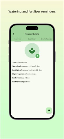 FarmApp - Plant Logbook iPhone screenshot