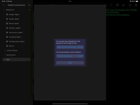Screenshot #4 pour INDIGO Control Panel