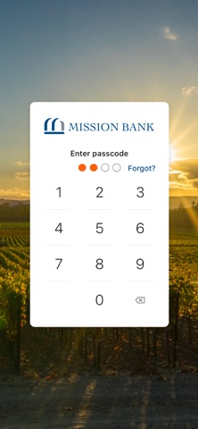 Mission Bank iPhone screenshot
