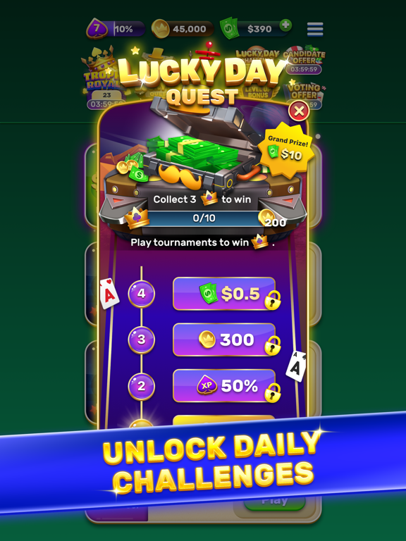 Solitaire Royale - Win Money iPad screenshot 8 - Games app