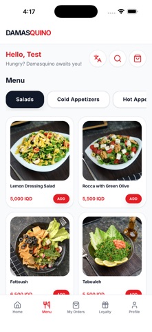 App screenshot