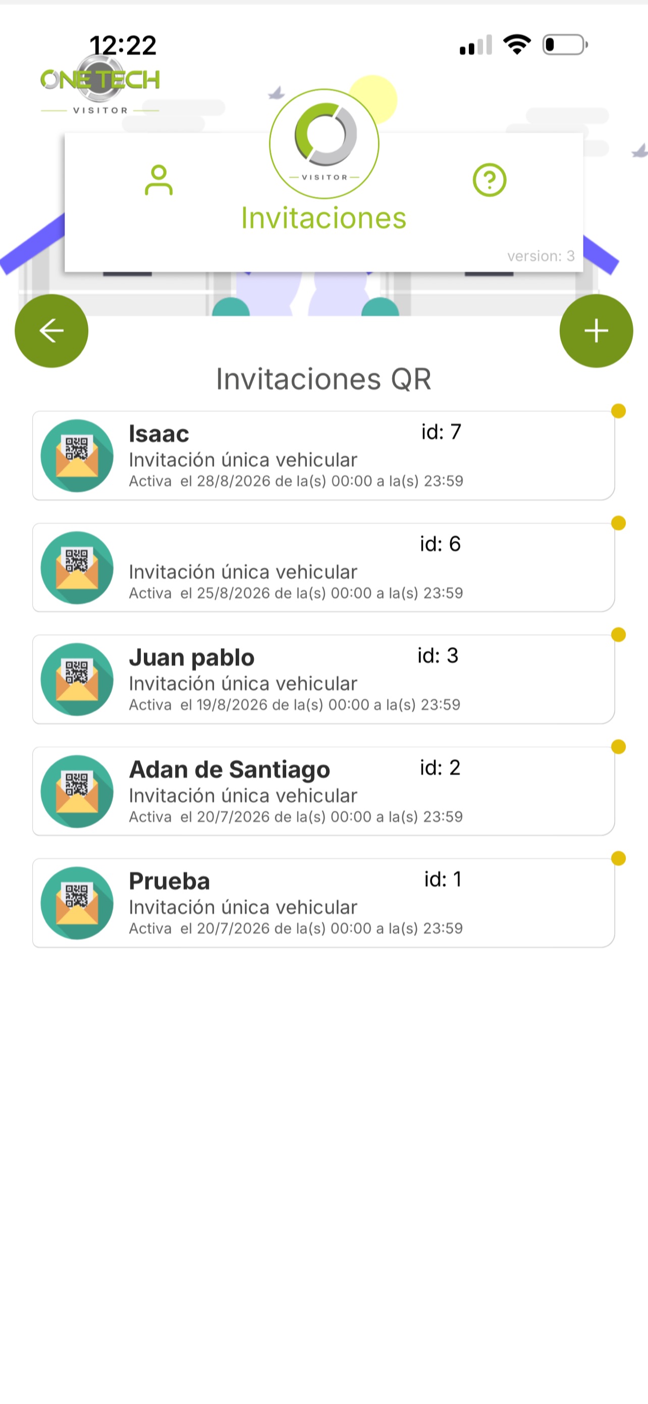 Screenshot 3 of OneTech Visitor