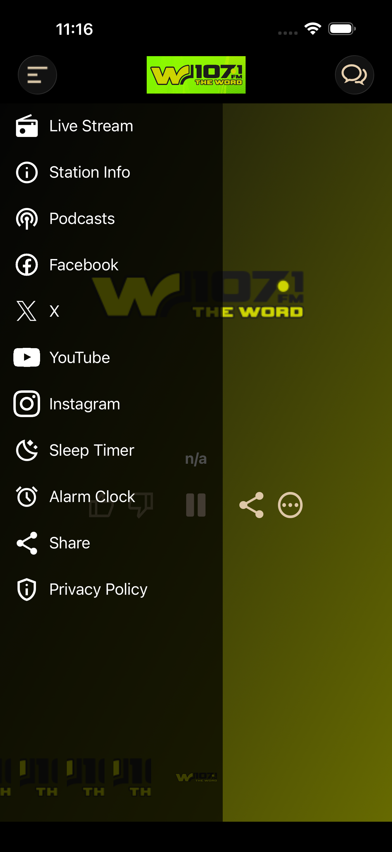 W107FM screenshot 3