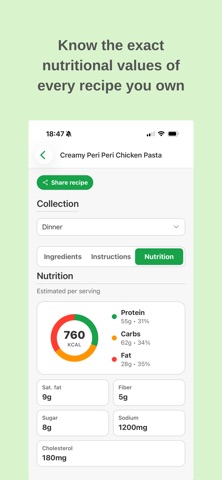 SaveRecipe: Recipe Organizer screenshot