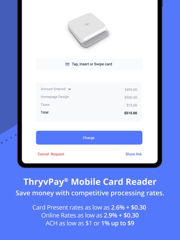 ThryvPay iPad screenshot