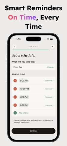 Pill Reminder: Med-Alarm iPhone screenshot