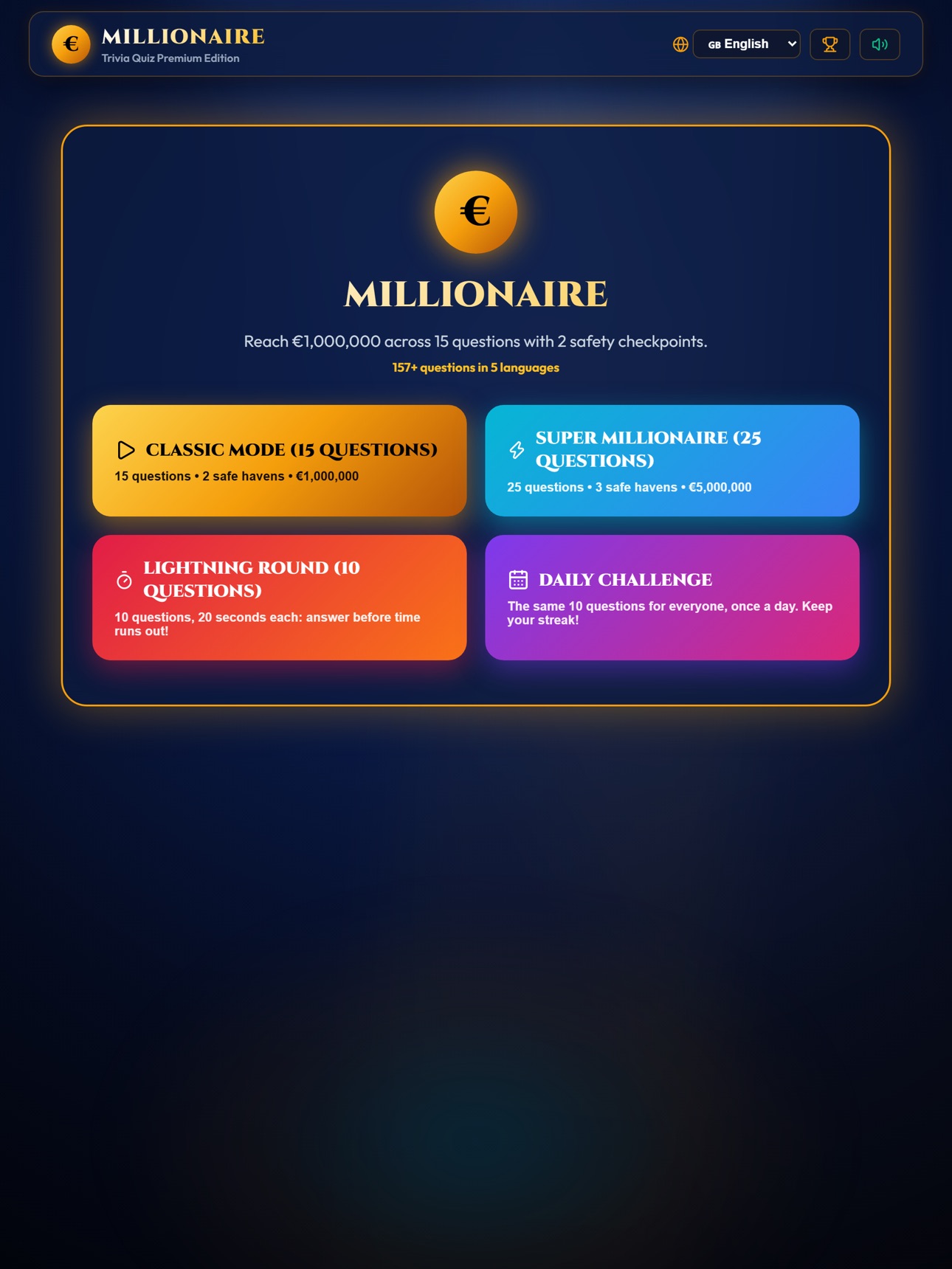 Screenshot 6 of Millionaire Quiz Multilingual