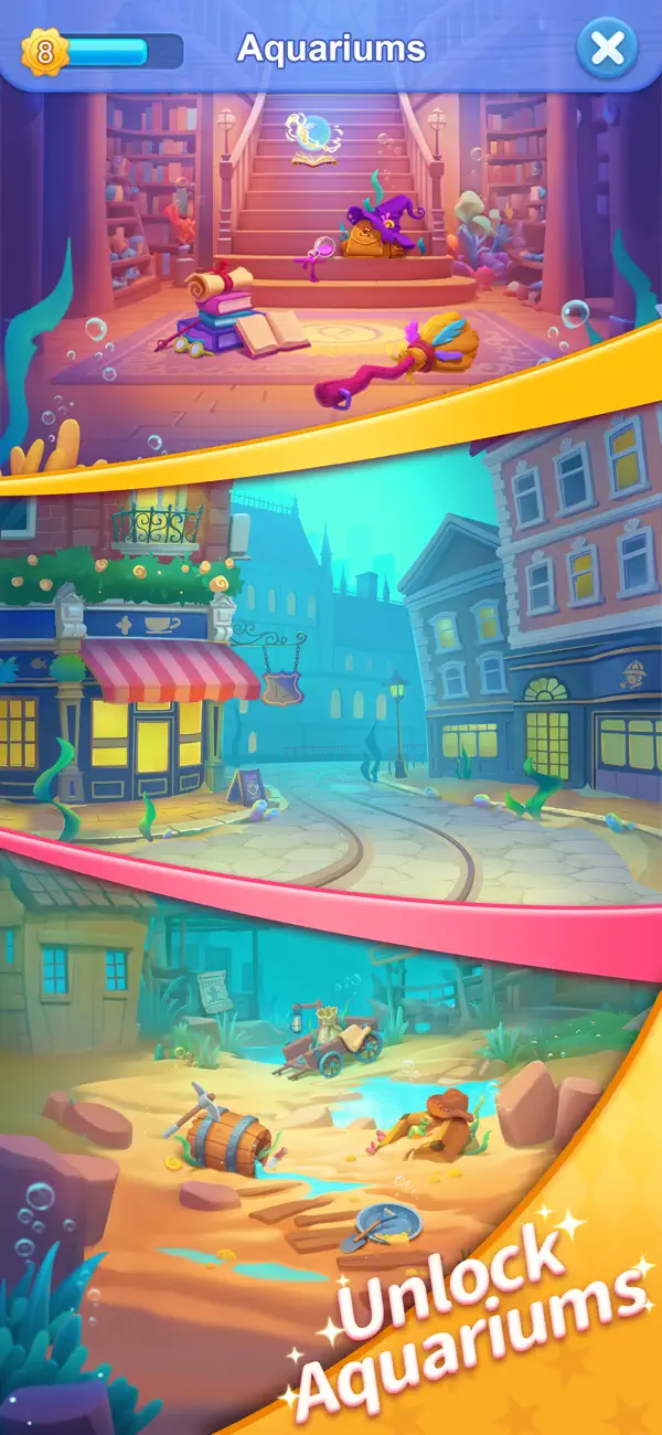 Screenshot #3 pour Solitaire poissons 3D