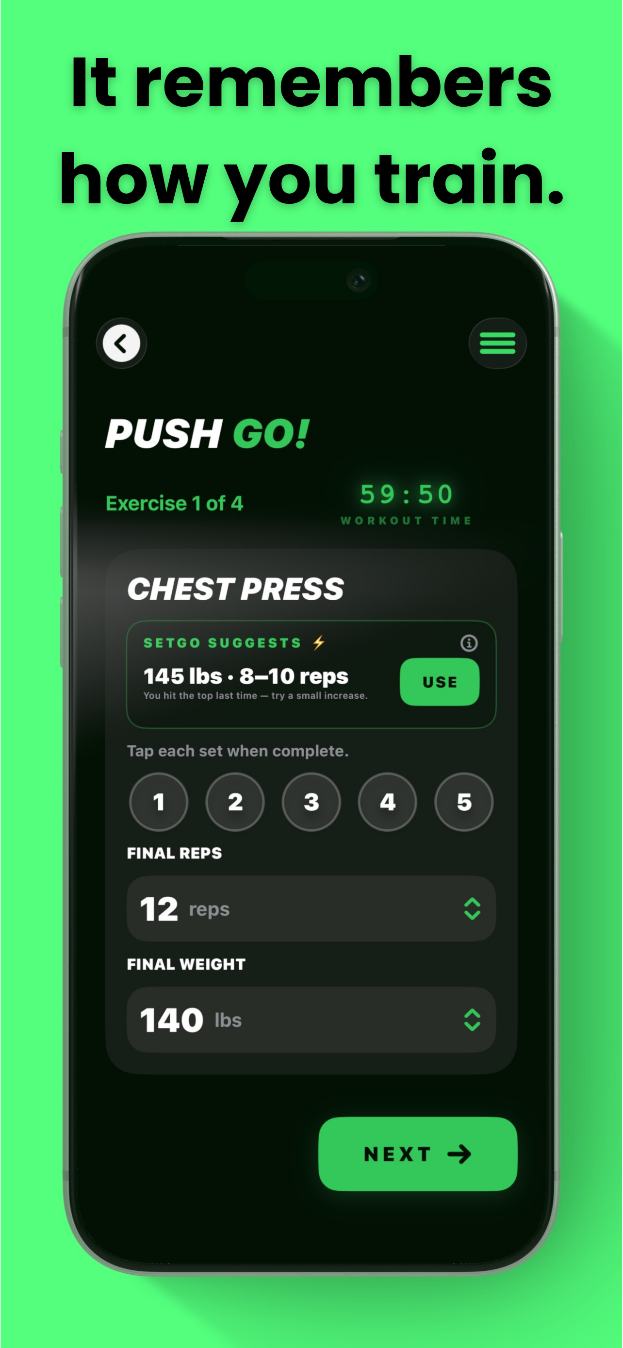 SETGO! Workout Tracker screenshot 6