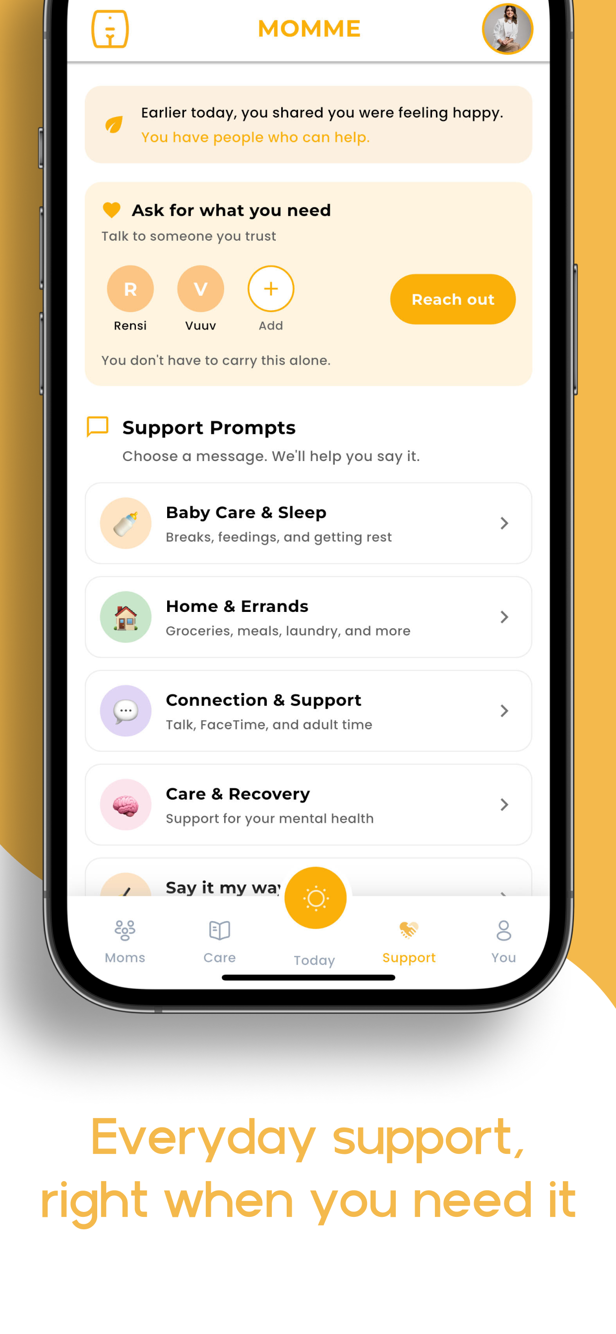 Momme: Daily Postpartum Care