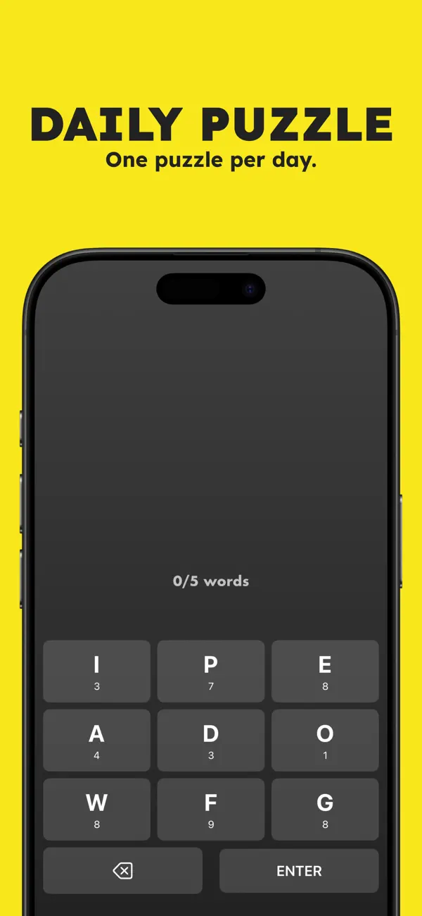 Screenshot #2 pour HIGH 5 - a five word puzzle