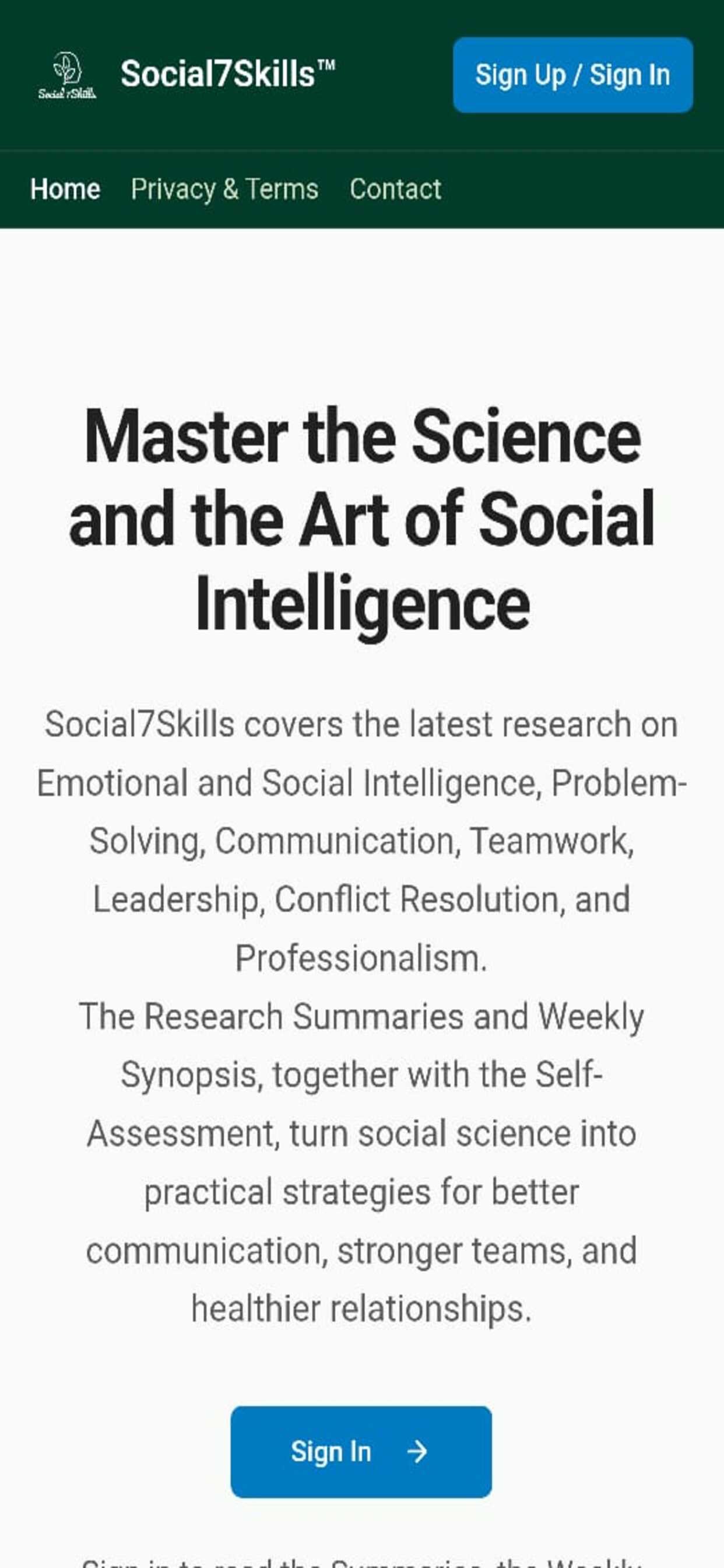 Screenshot 4 of Social7Skills