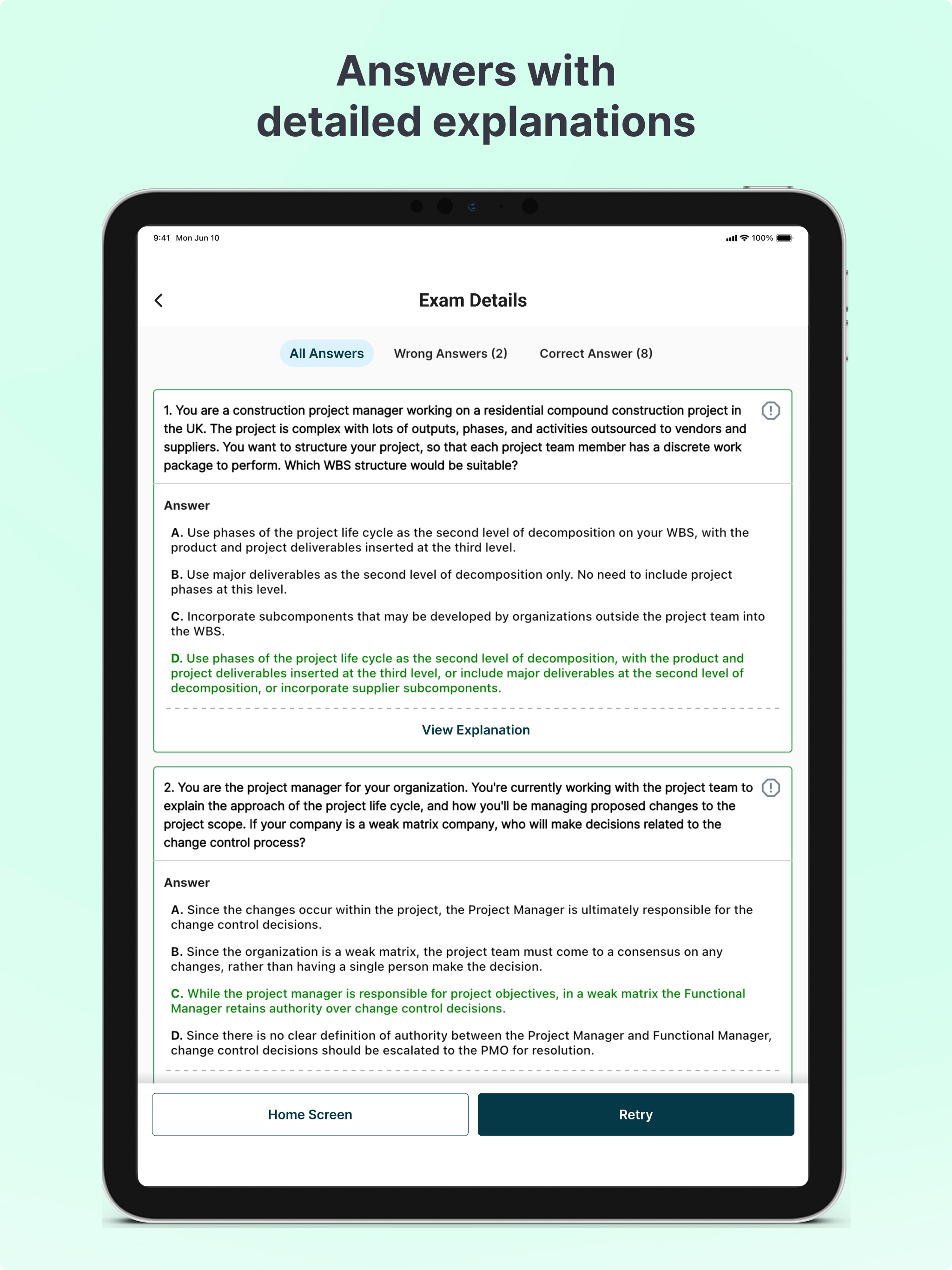 SAFe SSM Exam Simulator