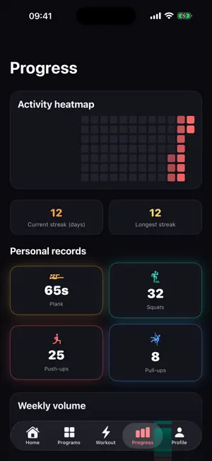 Repstack: Calisthenics screenshot 3