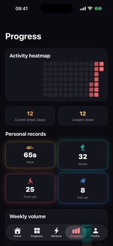 Repstack: Calisthenics Screenshot 3 of 5